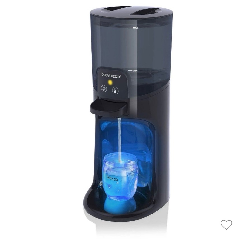Baby Brezza Black and Blue Formula Dispenser
